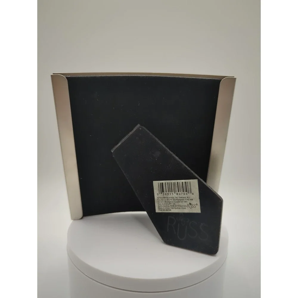 Russ Traveler's Journal Curved Photo Frame Silver Tone 4x4 80704